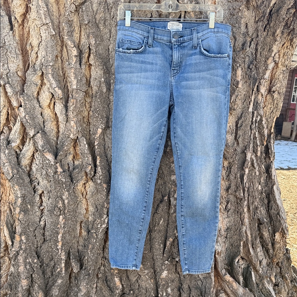 Current/Elliott Medium Light Blue Women's Skinny Jeans